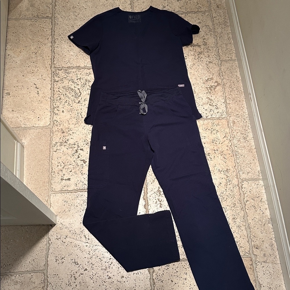 Figs Purple Scrub Pants